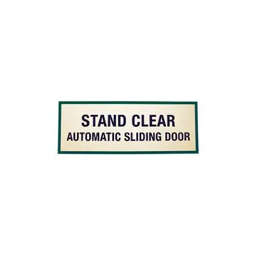 HORTON DECAL, STAND CLEAR AREA BOTH S HORTON DECAL, STAND CLEAR AREA BOTH S