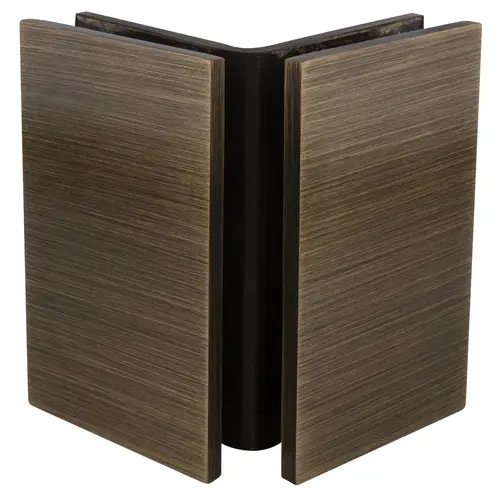 Antique Brass Geneva Series Glass-to-Glass Bracket Antique Brass Geneva Series Glass-to-Glass Bracket