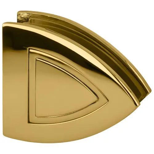 Brass with Brass Accents Cathedral Series Fixed Panel U-Clamp Brass with Brass Accents Cathedral Series Fixed Panel U-Clamp