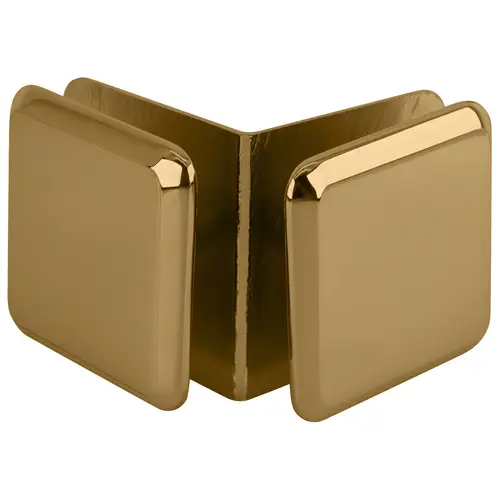 Gold Plated Estate Series 90 Degree Glass-to-Glass Clamp Gold Plated Estate Series 90 Degree Glass-to-Glass Clamp