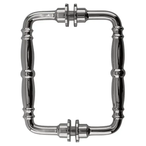 Polished Chrome 6" Victorian Style Back-to-Back Pull Handle