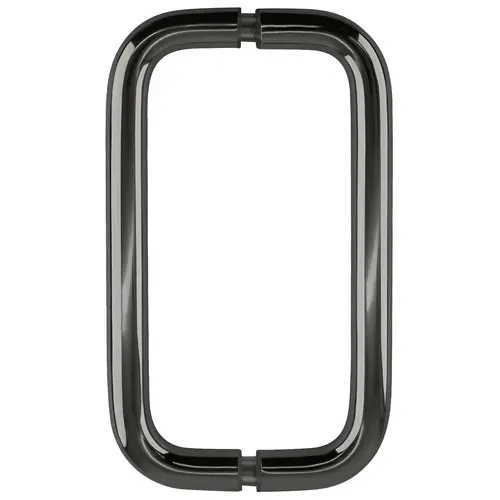 Gun Metal 8" Back-to-Back Solid Brass 3/4" Diameter Pull Handles with Metal Washers Gun Metal 8" Back-to-Back Solid Brass 3/4" Diameter Pull Handles with Metal Washers