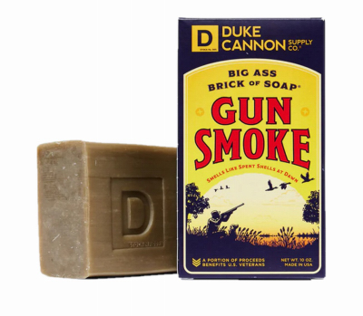 Duke Cannon 03GUNSMOKE1 Big Ass Brick of Soap, Gunsmoke, 10 oz. Bar Gray