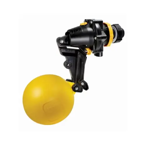 Topaz Water Tank Float Valve, Detachable Long Tail, 3/4 In.