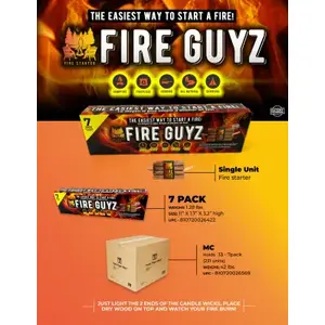 TWIN TIGER USA LLC FS7 Premium Fire Starters, 7-Pk.