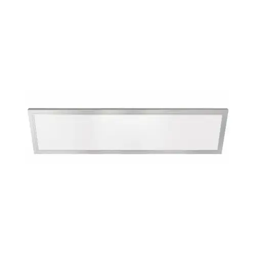 Electric 1 x 4' Brushed Nickel Flat Panel 6-Way Color Select LED Fixture Electric 1 x 4' Brushed Nickel Flat Panel 6-Way Color Select LED Fixture