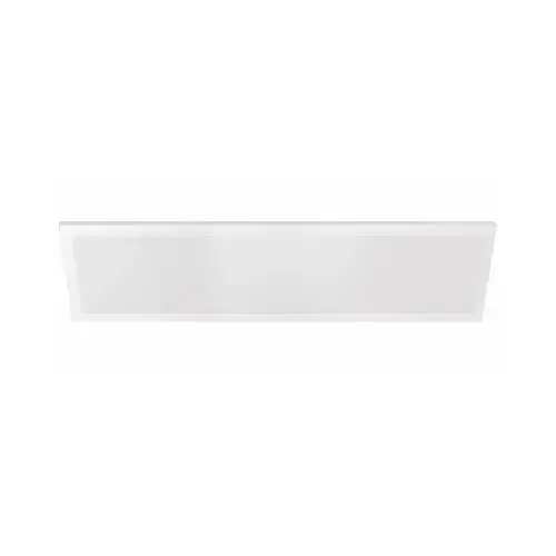 LED Flush Mount Edge-Lit Ceiling Light Fixture, Drop-In Installation, Selectable Color Temp, White, 1 x 4 Ft. LED Flush Mount Edge-Lit Ceiling Light Fixture, Drop-In Installation, Selectable Color Temp, White, 1 x 4 Ft.