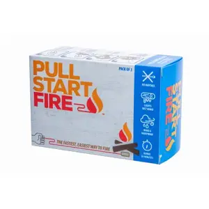 Pull Start Fire 77303 Pull String Fire Starter - pack of 3