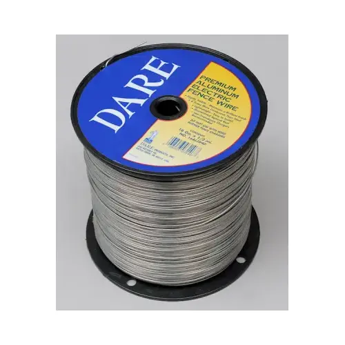 Premium Aluminum Electric Fence Wire, 16 Gauge, 1/2 Mile Premium Aluminum Electric Fence Wire, 16 Gauge, 1/2 Mile