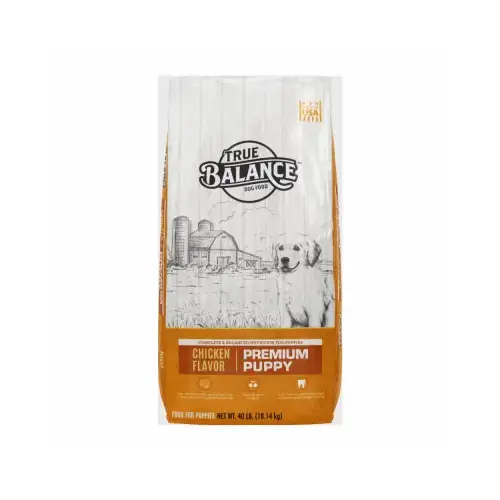 True Balance Puppy Food, Chicken, 27/12 Formula, 40 Lbs. True Balance Puppy Food, Chicken, 27/12 Formula, 40 Lbs.