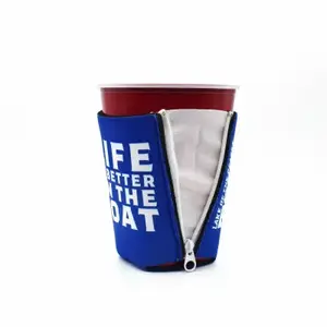 SIP BRANDS LLC 19011-04390 Life is Better on the Boat Blue Can Koozie