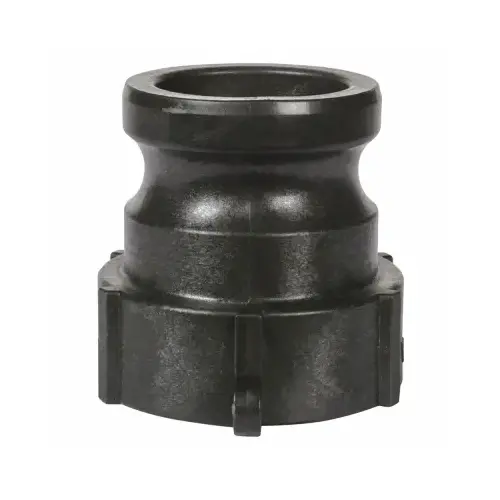 Part A Male Polypropylene Cam & Groove Coupling, 1-1/2 In. Part A Male Polypropylene Cam & Groove Coupling, 1-1/2 In.