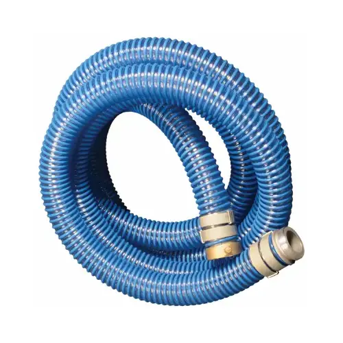 XTRMEFLX Suction Hose Assembly, Blue, 2 In. x 50 Ft.