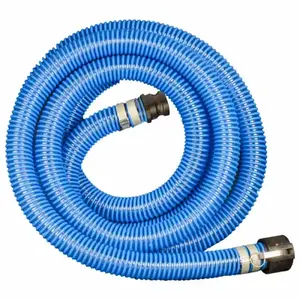 MI CONVEYANCE SOLUTIONS 98106506 XTRMEFLX Suction Hose Assembly, Poly Cam Lock, Blue, 2 In. x 50 Ft.