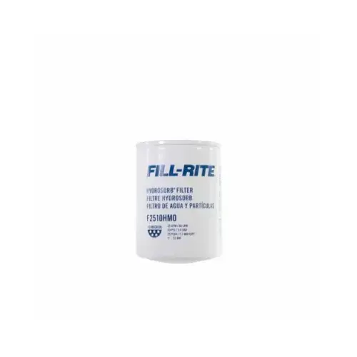Fuel Transfer 10 Micron Hydrosorb Water-Detecting Filter, 1 In. - 12 UNF, 25 GPM Fuel Transfer 10 Micron Hydrosorb Water-Detecting Filter, 1 In. - 12 UNF, 25 GPM