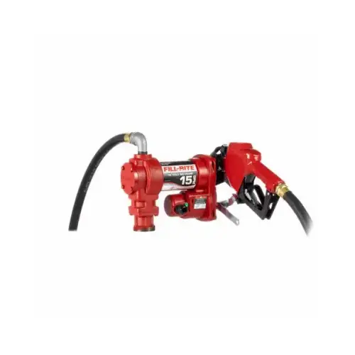Fuel Transfer Pump, 1200 Series, Heavy Duty, 12V DC, 15 GPM, Automatic Nozzle Fuel Transfer Pump, 1200 Series, Heavy Duty, 12V DC, 15 GPM, Automatic Nozzle