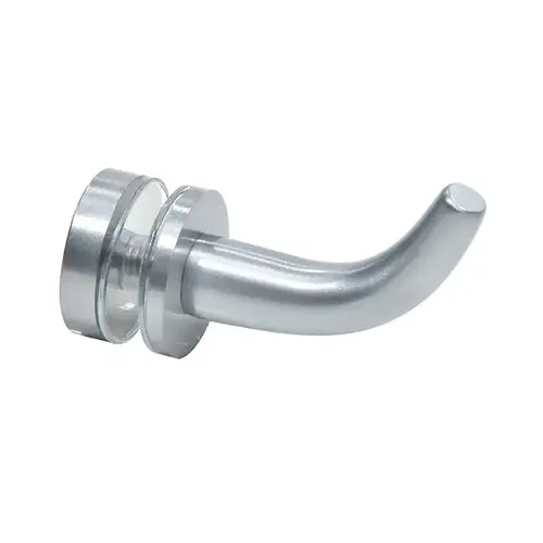 CRL Brushed Satin Chrome Designer Robe Hook CRL Brushed Satin Chrome Designer Robe Hook