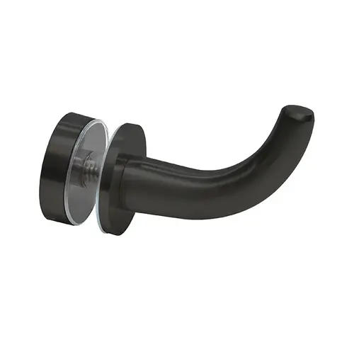 CRL Matte Black Designer Robe Hook CRL Matte Black Designer Robe Hook