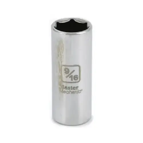 3/8-Inch Drive 9/16-Inch 6-Point Deep Well Socket 3/8-Inch Drive 9/16-Inch 6-Point Deep Well Socket