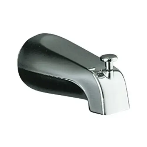 Bathtub Diverter Spout 1-Handle Polished Chrome Polished Chrome Bathtub Diverter Spout 1-Handle Polished Chrome Polished Chrome