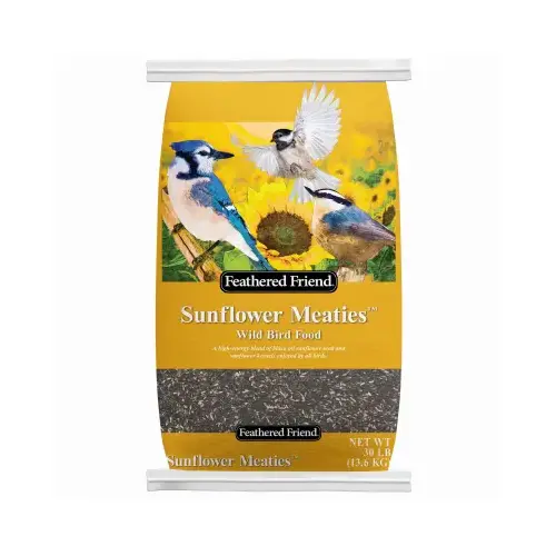 Sunflower Meaties Wild Bird Food, 5-Lb. Bag Sunflower Meaties Wild Bird Food, 5-Lb. Bag