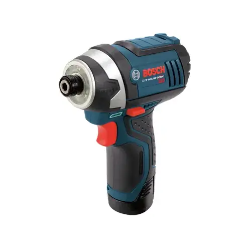 Impact Driver Kit, Battery Included, 12 V, 1.3 Ah, 1/4 in Drive, Hex Drive, 3100 ipm Impact Driver Kit, Battery Included, 12 V, 1.3 Ah, 1/4 in Drive, Hex Drive, 3100 ipm