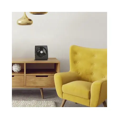 Air Circulator Fan 573 10.3" H X 7.24" D 3 speed Black Air Circulator Fan 573 10.3" H X 7.24" D 3 speed Black