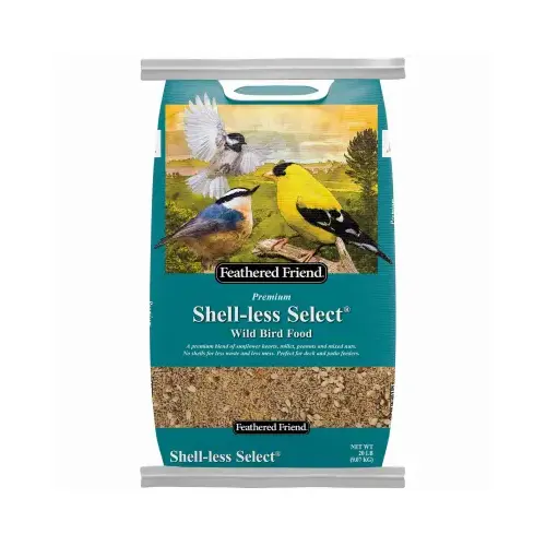 Shell-Less Select Series 14170 Wild Bird Food, Premium, 20 lb Bag Shell-Less Select Series 14170 Wild Bird Food, Premium, 20 lb Bag