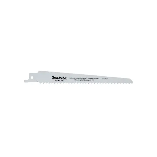 6" (6 Teeth/inch) Metal Cutting Blade for JR3060T Makita Variable Speed Recipro Saw 6" (6 Teeth/inch) Metal Cutting Blade for JR3060T Makita Variable Speed Recipro Saw