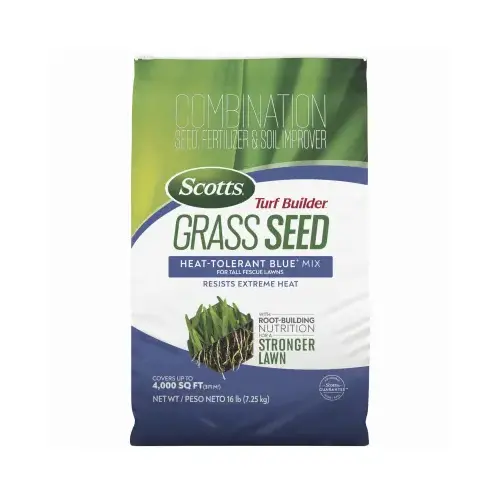 Turf Builder Grass Seed Heat-Tolerant Blue Mix for Tall Fescue Lawns, 20-Lbs.