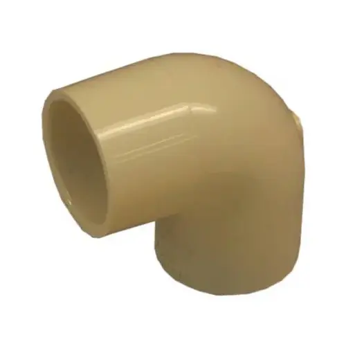 Pipe Elbow, 3/4 in, Slip, 90 deg Angle, CPVC, 40 Schedule Pipe Elbow, 3/4 in, Slip, 90 deg Angle, CPVC, 40 Schedule