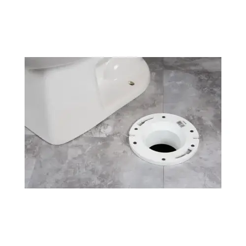 Schedule 40 PVC /DWV Pipe Fitting, Long-Pattern Flange, 3 - 4-In. Schedule 40 PVC /DWV Pipe Fitting, Long-Pattern Flange, 3 - 4-In.