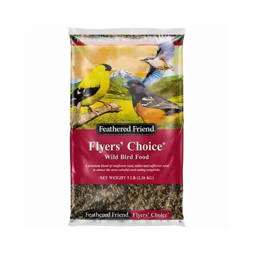 Flyers' Choice Series 14162 Wild Bird Food, Premium, 5 lb Bag Flyers' Choice Series 14162 Wild Bird Food, Premium, 5 lb Bag