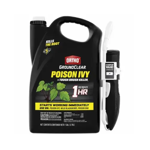 GroundClear Brush Killer, Liquid, Clear, 1.33 gal Bottle GroundClear Brush Killer, Liquid, Clear, 1.33 gal Bottle