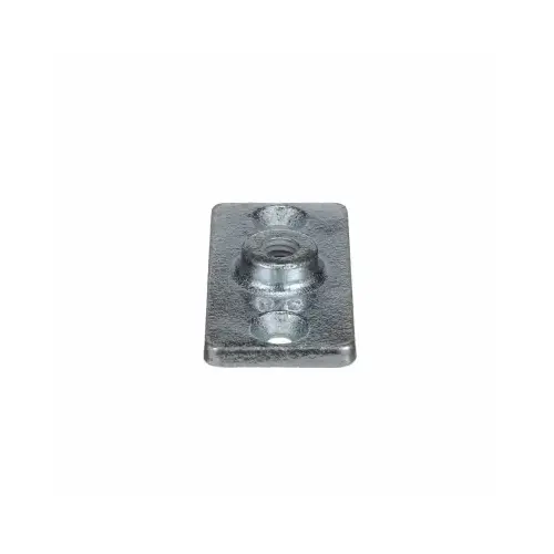 Threaded Top Plate Or Wall Plate Connector, Galvanized, 3/8-In. Threaded Top Plate Or Wall Plate Connector, Galvanized, 3/8-In.