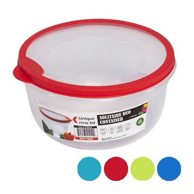 Regent Products 41412T Food Storage Container, Assorted Colors, 1.5-Litre