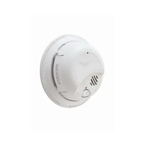 First Alert 10-Year Lithium Battery Ionization Sensor Smoke Alarm White