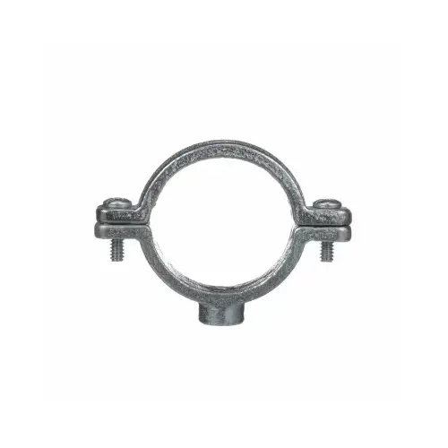 Split Ring Pipe Tubing Hanger, Galvanized, 1-1/4-In. Split Ring Pipe Tubing Hanger, Galvanized, 1-1/4-In.