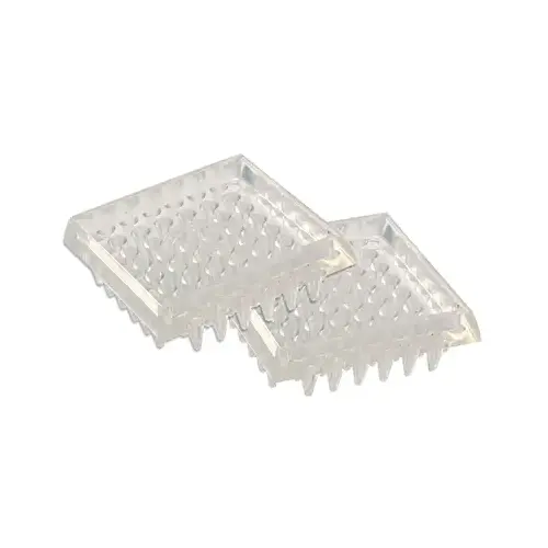 Furniture Cups, Clear Plastic, Square, Spiked, 1-7/8-In - pack of 4 Furniture Cups, Clear Plastic, Square, Spiked, 1-7/8-In - pack of 4