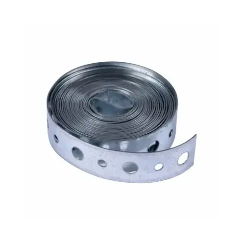 Pipe Hanger Strap, 24 Gauge Galvanized Steel, 3/4-In. x 10-Ft. Pipe Hanger Strap, 24 Gauge Galvanized Steel, 3/4-In. x 10-Ft.