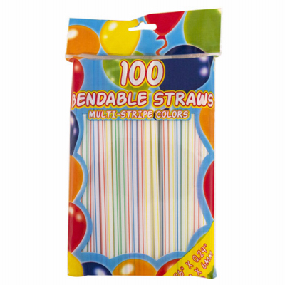 Regent Products G25888T Drinking Straws, Flexible, 150-Ct.