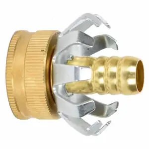 ZHEJIANG HONGCHEN IRRIGATION 30068 Clincher Hose Repair, 1/2-In. Female, Brass