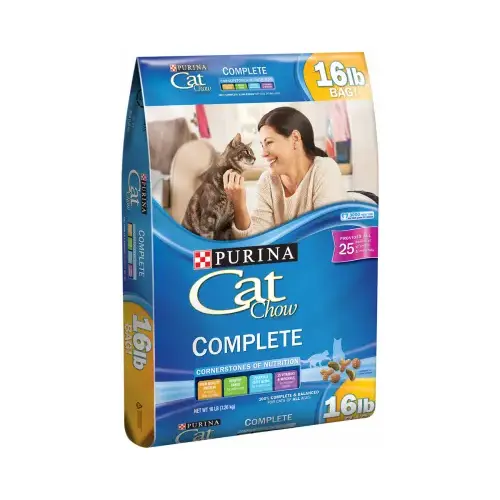 Dry Cat Food, Complete Formula, 15 Lb. Bag Dry Cat Food, Complete Formula, 15 Lb. Bag