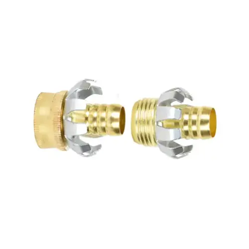 Clincher Hose Repair Set, 3/4-In., Brass