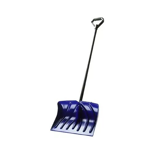 18 In. Poly Snow Shovel with 39 In. Steel Handle 18 In. Poly Snow Shovel with 39 In. Steel Handle