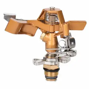 RAINBIRD NATIONAL SLS 10052 Impulse Sprinkler, Brass, 50-Ft.