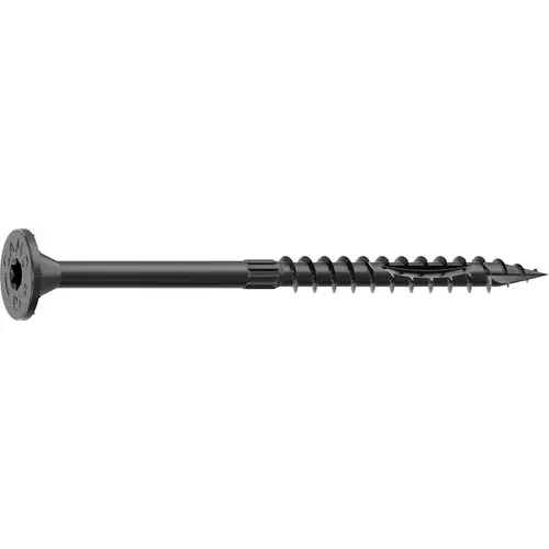 Structural Screw, 5/16 in Thread, 4-1/2 in L, Flat Head, Star Drive, Sharp Point, PROTECH Ultra 4 Coated