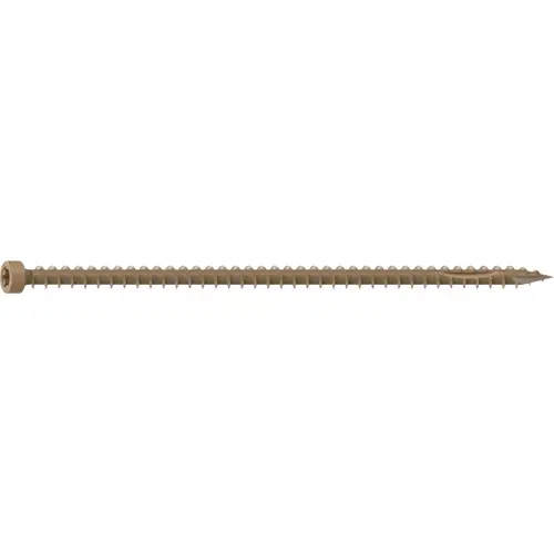 Structural Screw, 0.155 in Thread, 6 in L, Truss Head, Star Drive, Sharp Point, PROTECH Ultra 4 Coated, 500 Structural Screw, 0.155 in Thread, 6 in L, Truss Head, Star Drive, Sharp Point, PROTECH Ultra 4 Coated, 500
