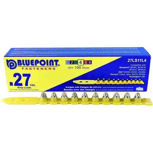 LOAD STRIP LONG YELLOW 0.27CAL - pack of 100
