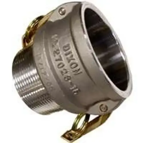 Hose Coupling, 3 in, MNPT, Aluminum